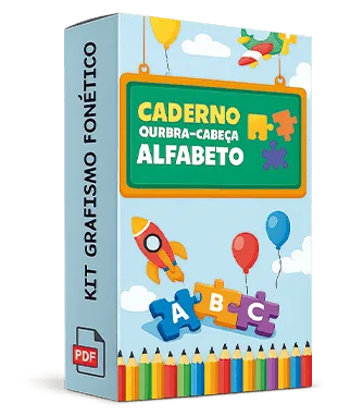 Caderno Quebra-Cabeça Alfabeto
